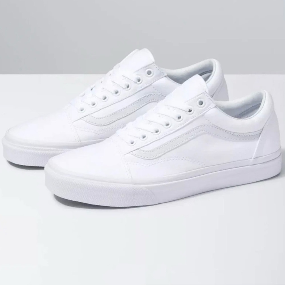 VANS Canvas Old Skool True White Shoes
